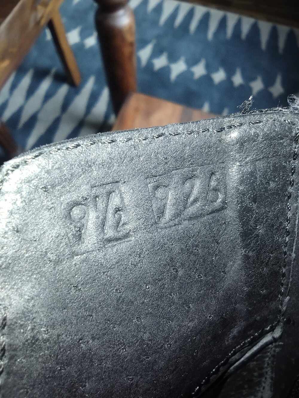Five Worlds Black Leather Studded Clogs Size 9.5 - Picture 5 of 7